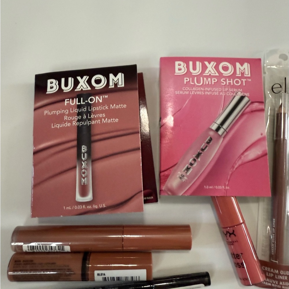 Buxom NWT Full-On Plumping Liquid Lipstick Matte - PinK LIP Bundle - Picture 4 of 5